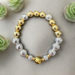 Stylish Volcanic Hematite Bracelet