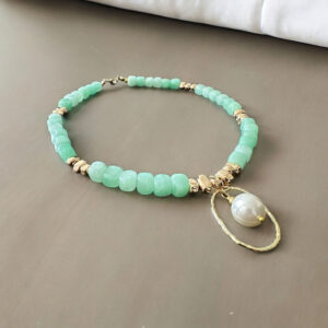 Chic Hematite Tourmaline Necklace