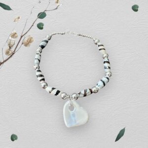 Modern Hematite Ceramic Necklace